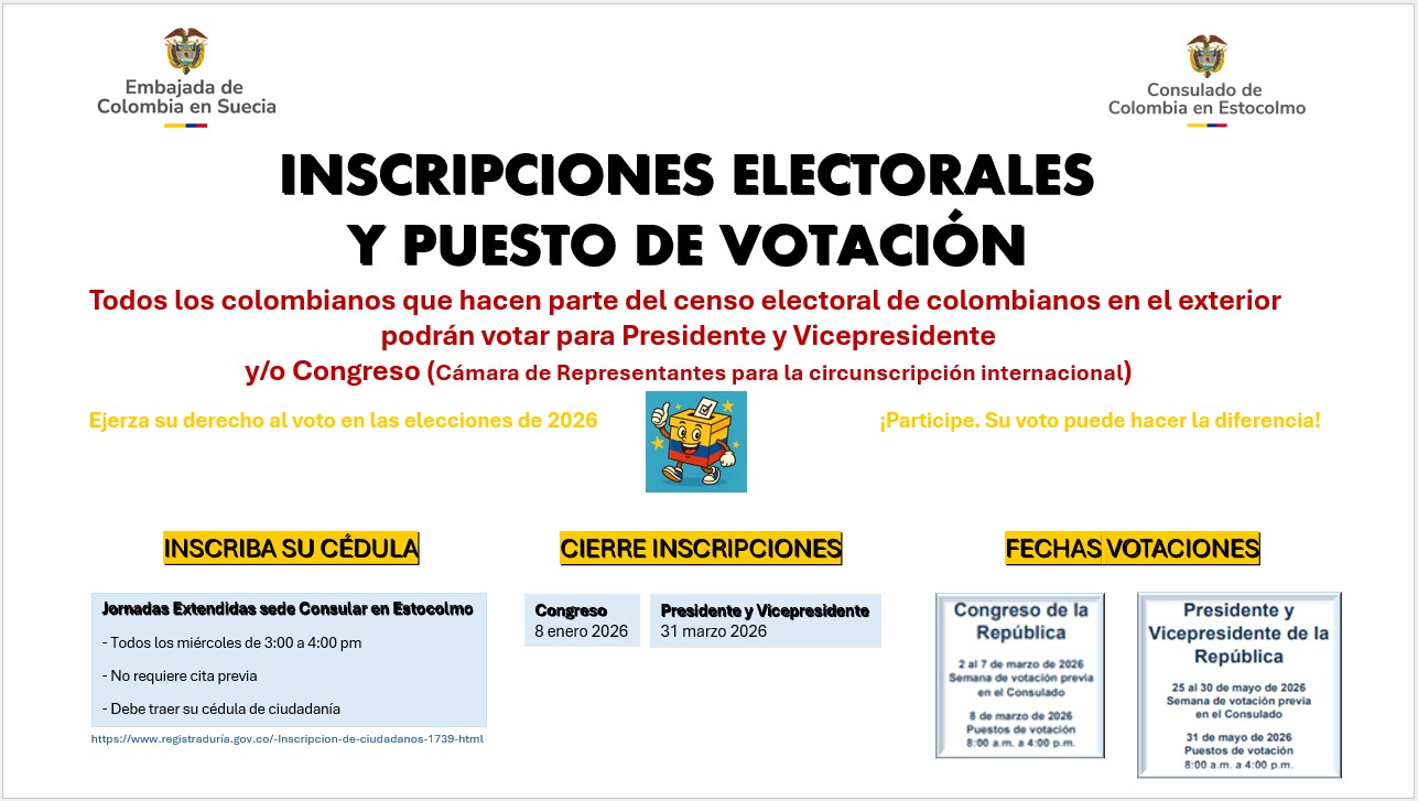  Inscripciones cédulas