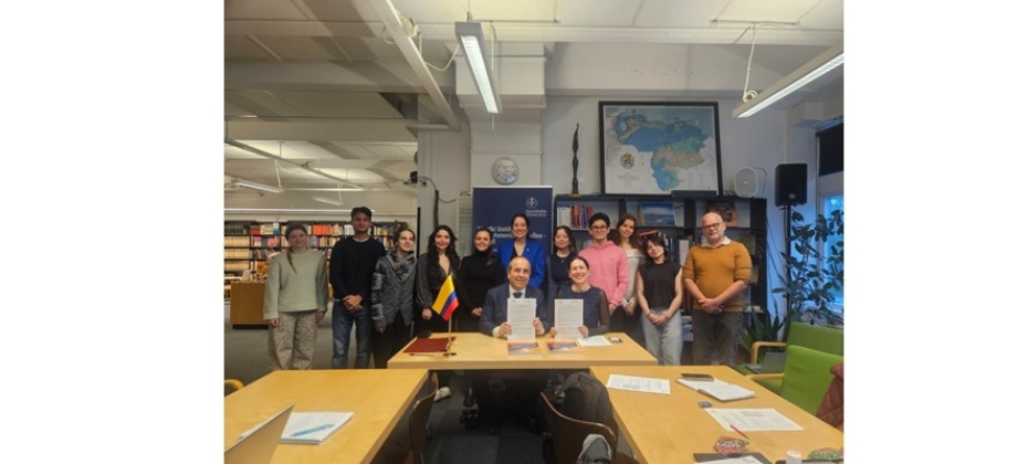 Convenio de Cooperación Académica para la realización de Pasantías entre la Embajada de Colombia y la Universidad de Estocolmo