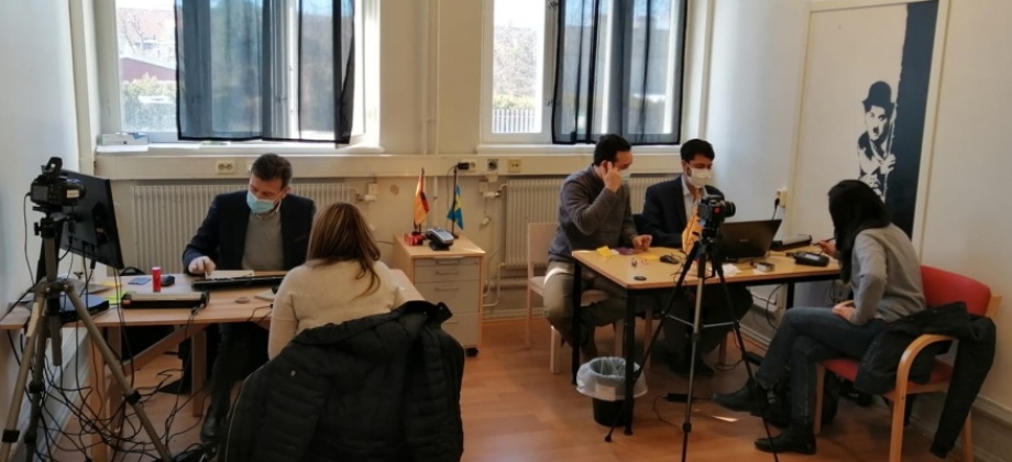 Para facilitar trámites consulares en medio de la pandemia, Consulado de Colombia en Suecia realizó Consulado Móvil en en Malmö