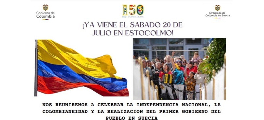 ¡Ya viene el 20 de Julio en Estocolmo!