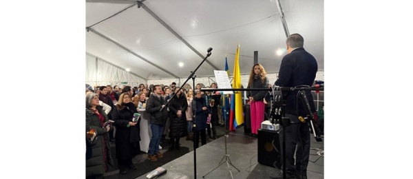 Celebración del Día de Velitas con la Comunidad Colombiana en Estocolmo en el marco de los 150 años de relaciones diplomáticas entre Colombia y Suecia